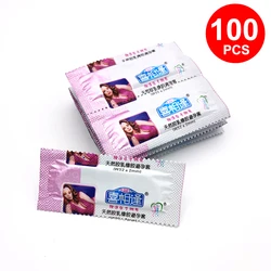 DTS Condoms 100 Pcs/Lots Natural Latex Condoms For Men Ultra Thin Penis Sleeve Cock Contraception Tools Adult Sex Toys