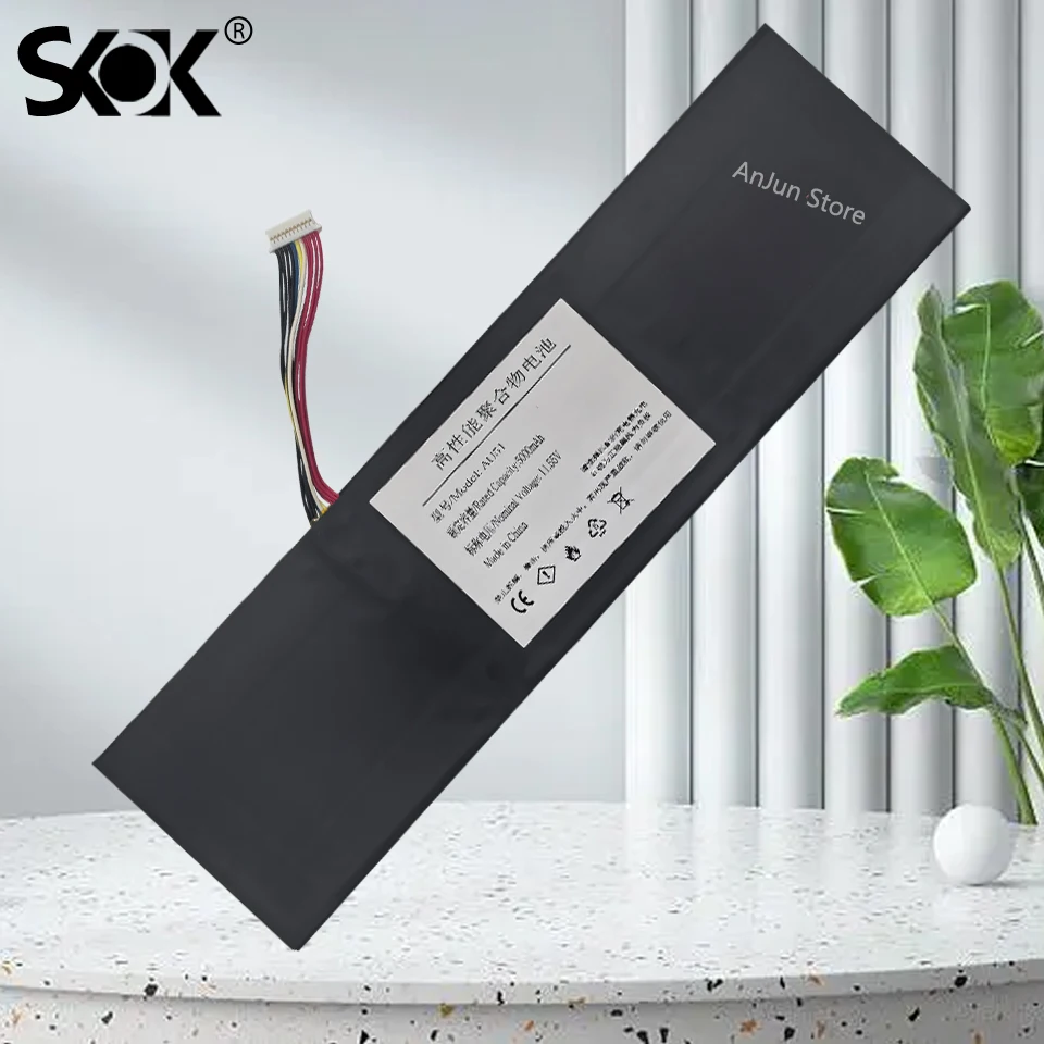 AU51(11.55V 5000mAh)15.6 Inch Laptop Battery For YSJMNPC  Bezos CK8 TOPOSH Topus M5 P165 frameless laptop battery 11 Wire Plug