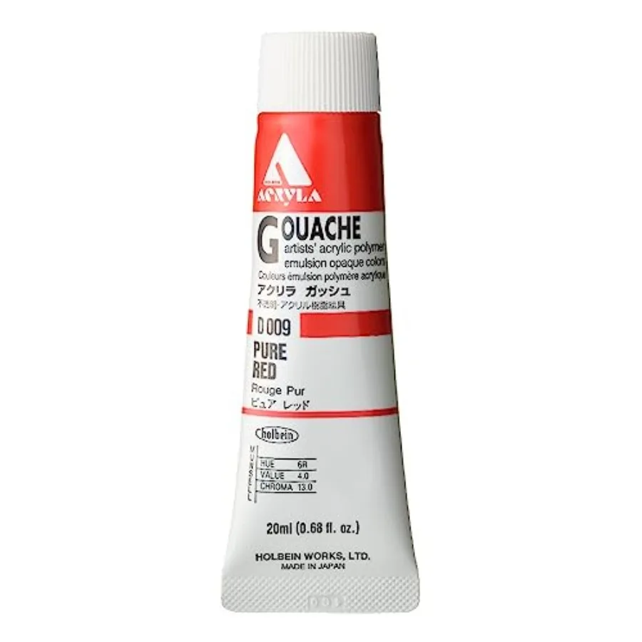

Acryla Gouache 20ml Pure Red