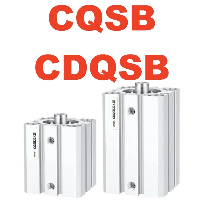CQSB CDQSB Compact Cylinder Female CQSB12 CQSB16 CQSB20 CQSB25 CDQSB12 CDQSB16 CDQSB20 CDQSB25 CDQSB12-15D