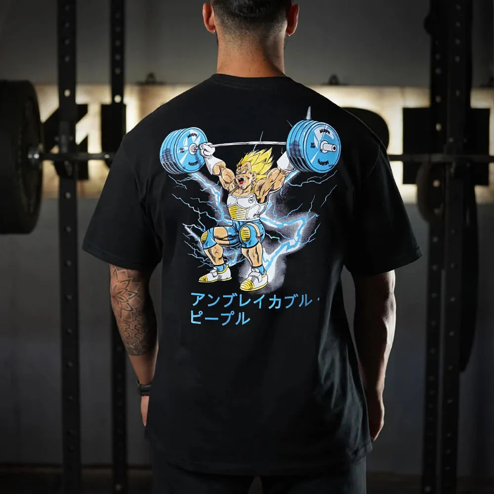 

Dragon Ball Men's T-shirt Anime Theme Series, Fitness and Casual Wear, Pure Cotton Material, Summer Suitable T-shirt Y2K