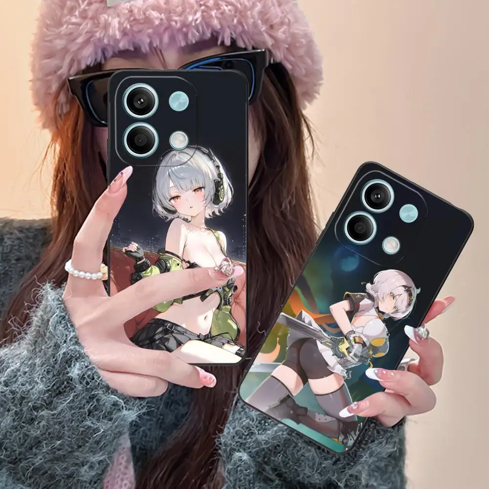 

Чехол для телефона ZZZ Silver Soldier Anby для Xiaomi Redmi Note 14 13 12 11 A5 3 2 1 Pro Plus 4G 5G с цветной печатью, защитная роскошь