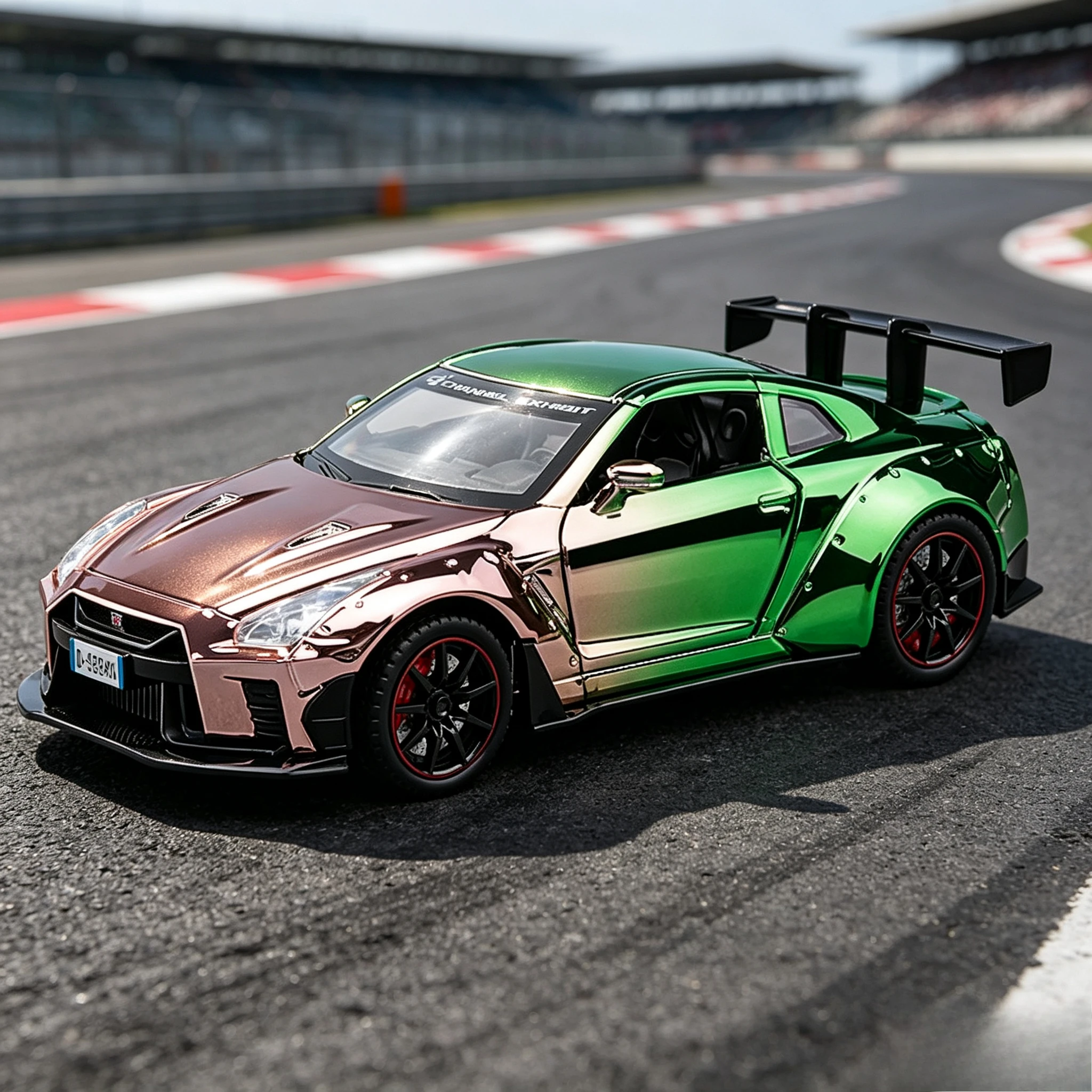 1:22 R35 GTR Alloy Miniature Car Model Diecast Metal Static Scale Model Car Collection for Teens 