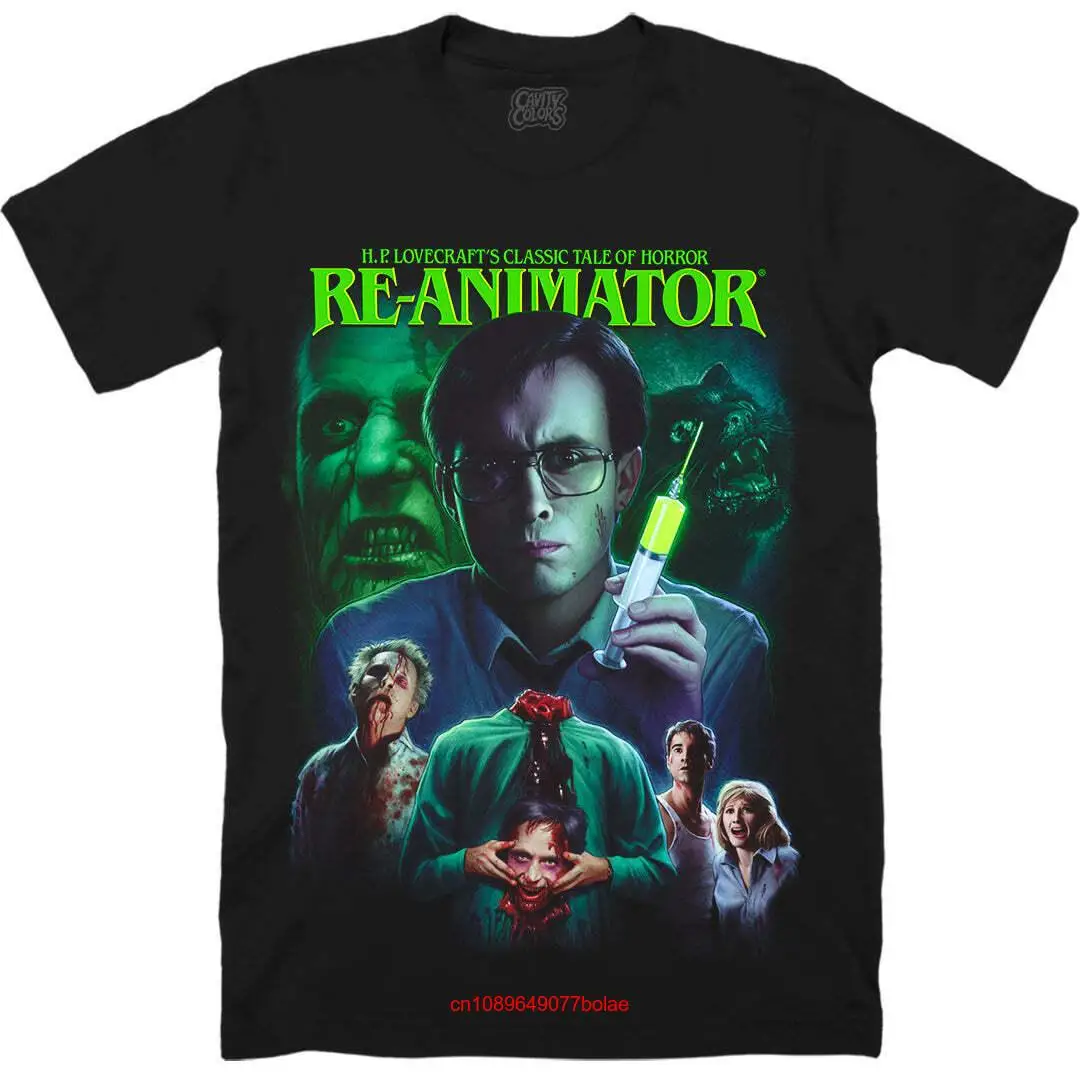 RE ANIMATOR CLASSIC TALE OF HORROR T SHIRT long or short sleeves