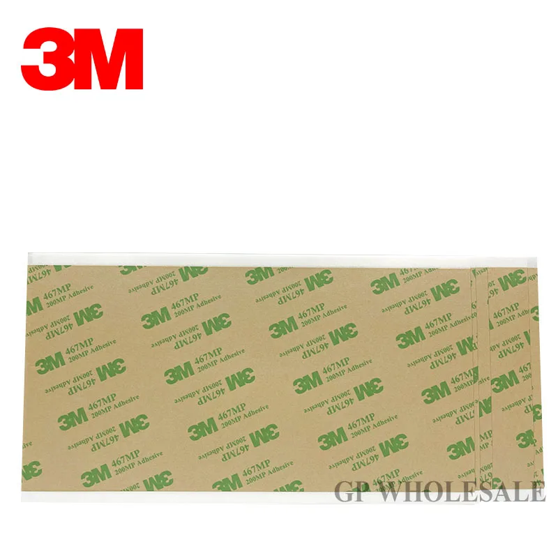 

100mmx200mm 3M 467MP 200MP Transparent Double-Sided Adhesive Transfer Tape Sticker For Touch Screen Phone Membrane switch Plate