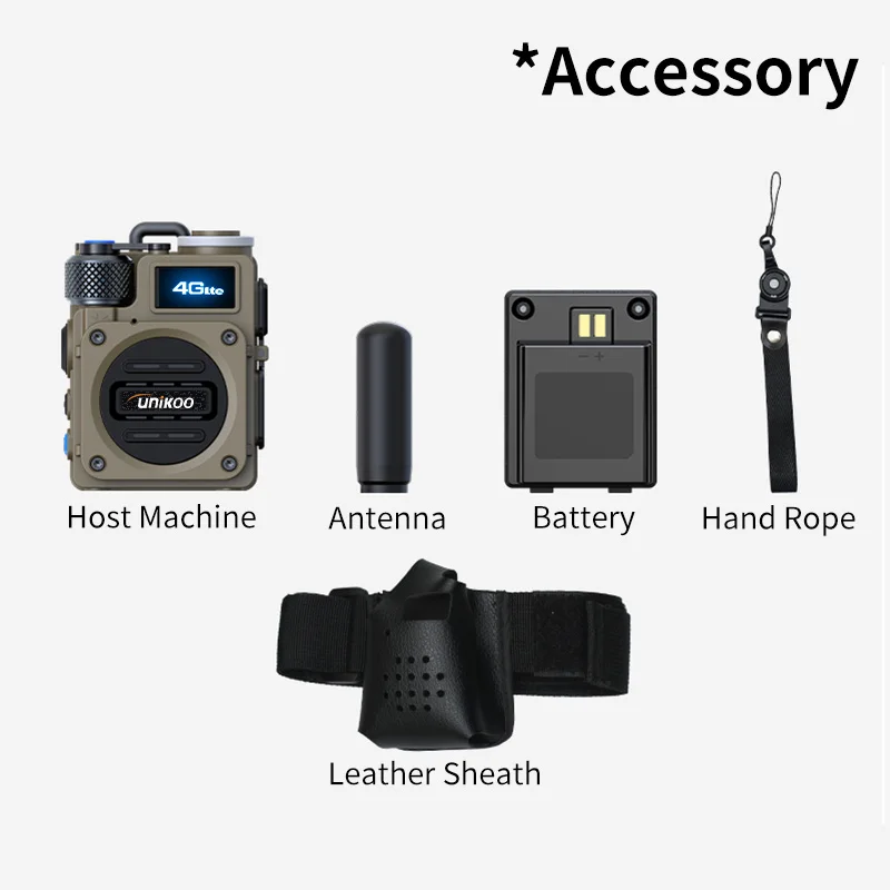 2 قطعة Unikoo UP520 جهاز اتصال لاسلكي 4g مع بطاقة Sim اتصال داخلي رقمي طويل المدى 5000 ميل POC جهاز اتصال لاسلكي (مجاني) #6