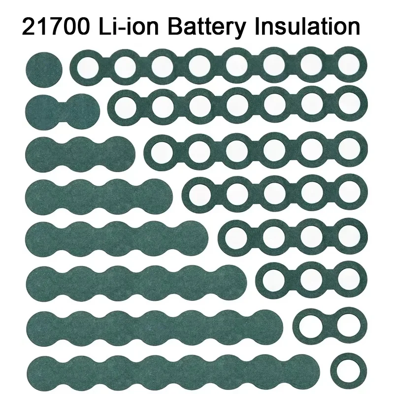 25-100pcs Li-ion Battery Insulation Gasket 18650 21700 26650 32650 Battery Cell Insulating Glue Patch Electrode Insulated Pads