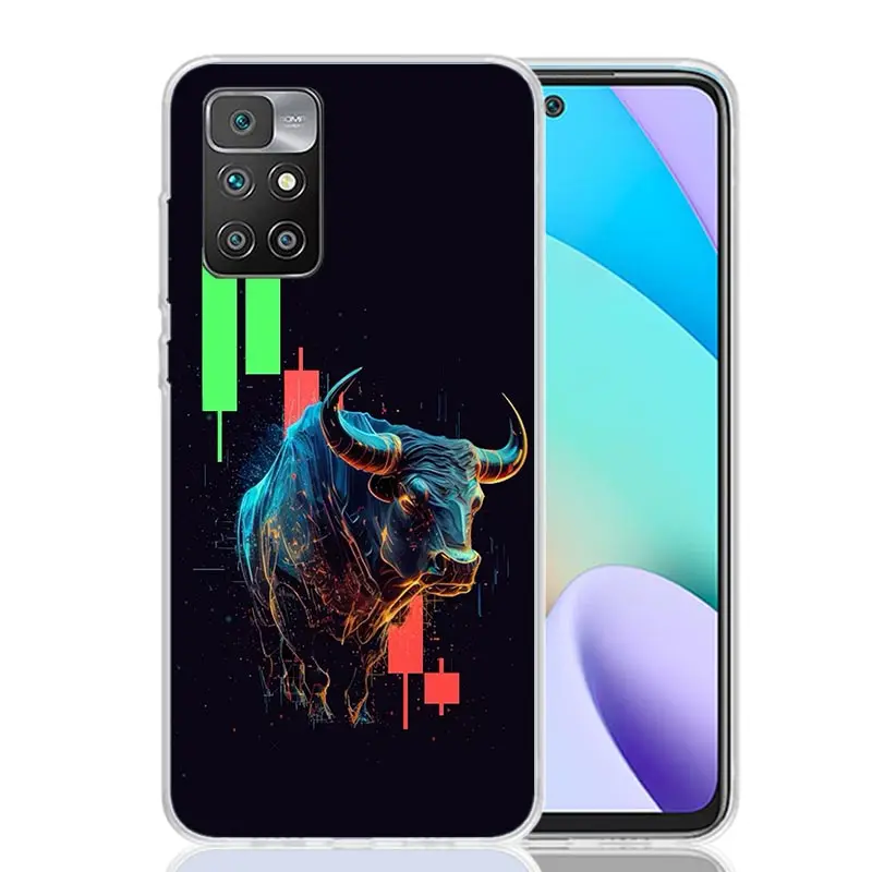 Trade Investment Forex Stock Market For Xiaomi Redmi 10 12 10A 10C 12C 9 9A 9C 9T Phone Case 8 8A 7 7A 6 6A S2 K20 K30 K40 Pro C