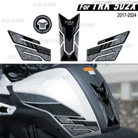 Pegatina 3D para tanque de combustible de motocicleta, pegatina protectora para almohadilla de depósito para Benelli TRK 502X Trk 502 X TRK502X 2017-2024 2023