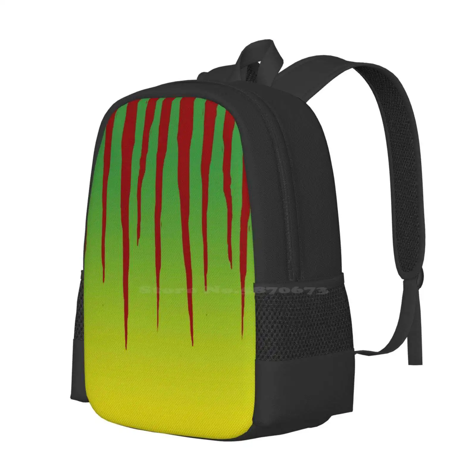 Backpack For Student School Laptop Travel Bag Park World Dinosaurs Blood Vehicle Car Sandityche Lunastonecrafts Pink Pineapple