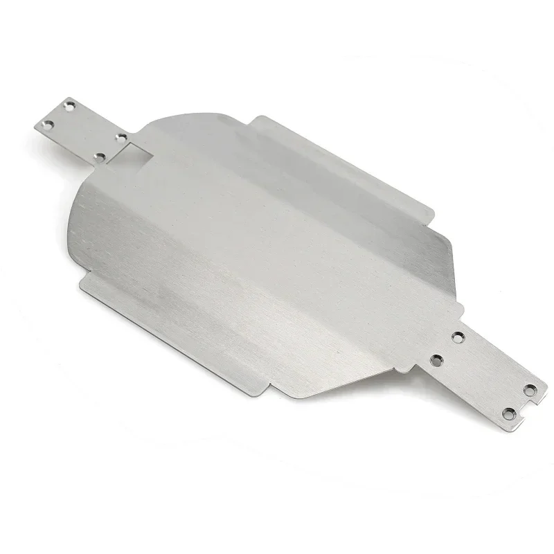 For  Chassis Armor Gearbox Protector 1/16 RC Car Upgrade PartsMJX 16207 16208 16209 16210 H16 Stainless Steel Skid Plate