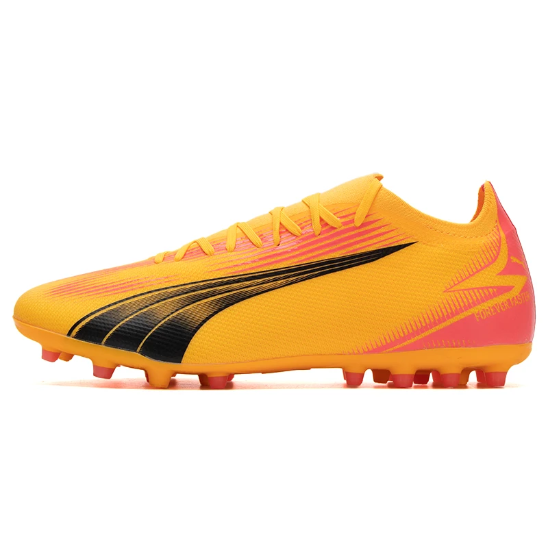 Puma sapatos masculinos ultra match mg sapatos esportivos competição treinamento prático sapatos de pico leve grama sapatos de futebol 107756-03
