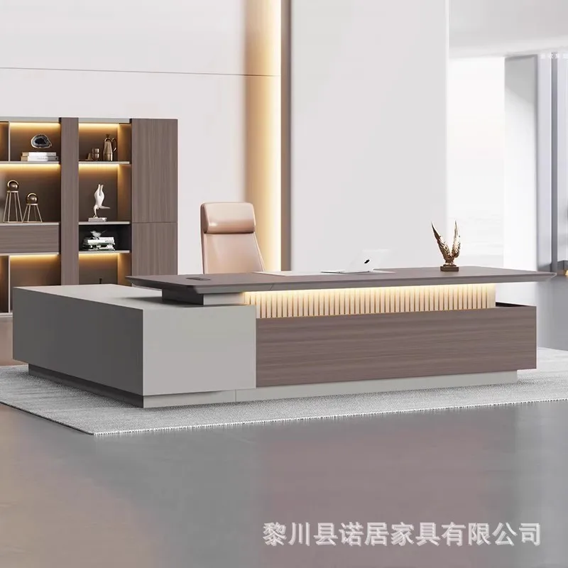 CEO Desk,Boss Table, Furniture, Executive Desk, One-Stop Shopping For A Complete Set Of Office Desks Chairs, Modern And Minimali