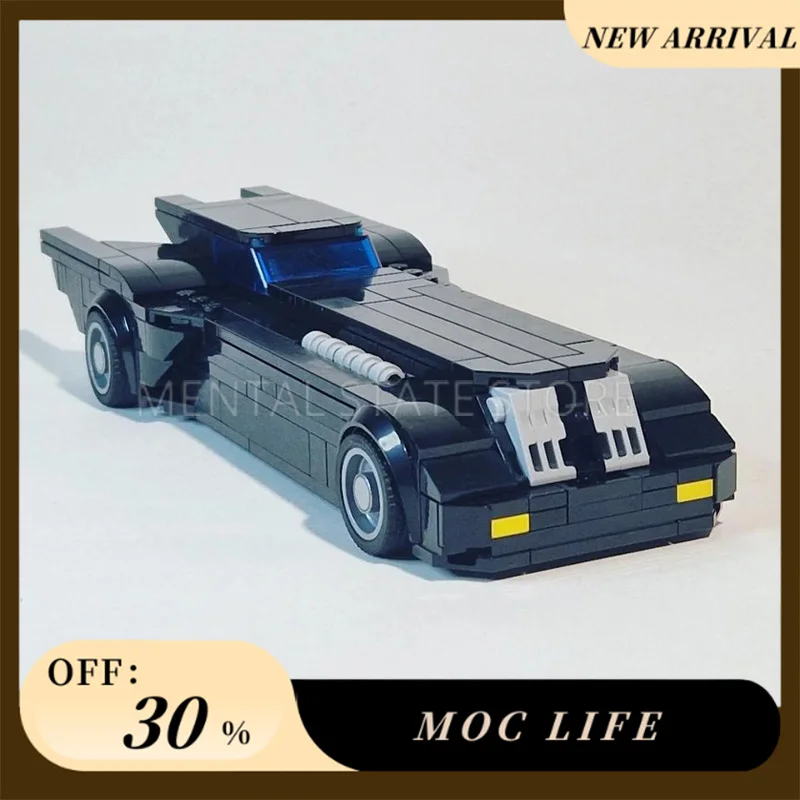 NEW 320PCS Customized MOC Batmobile Building Blocks Technology Bricks DIY Creative Assembly Education Toys Holiday Gifts