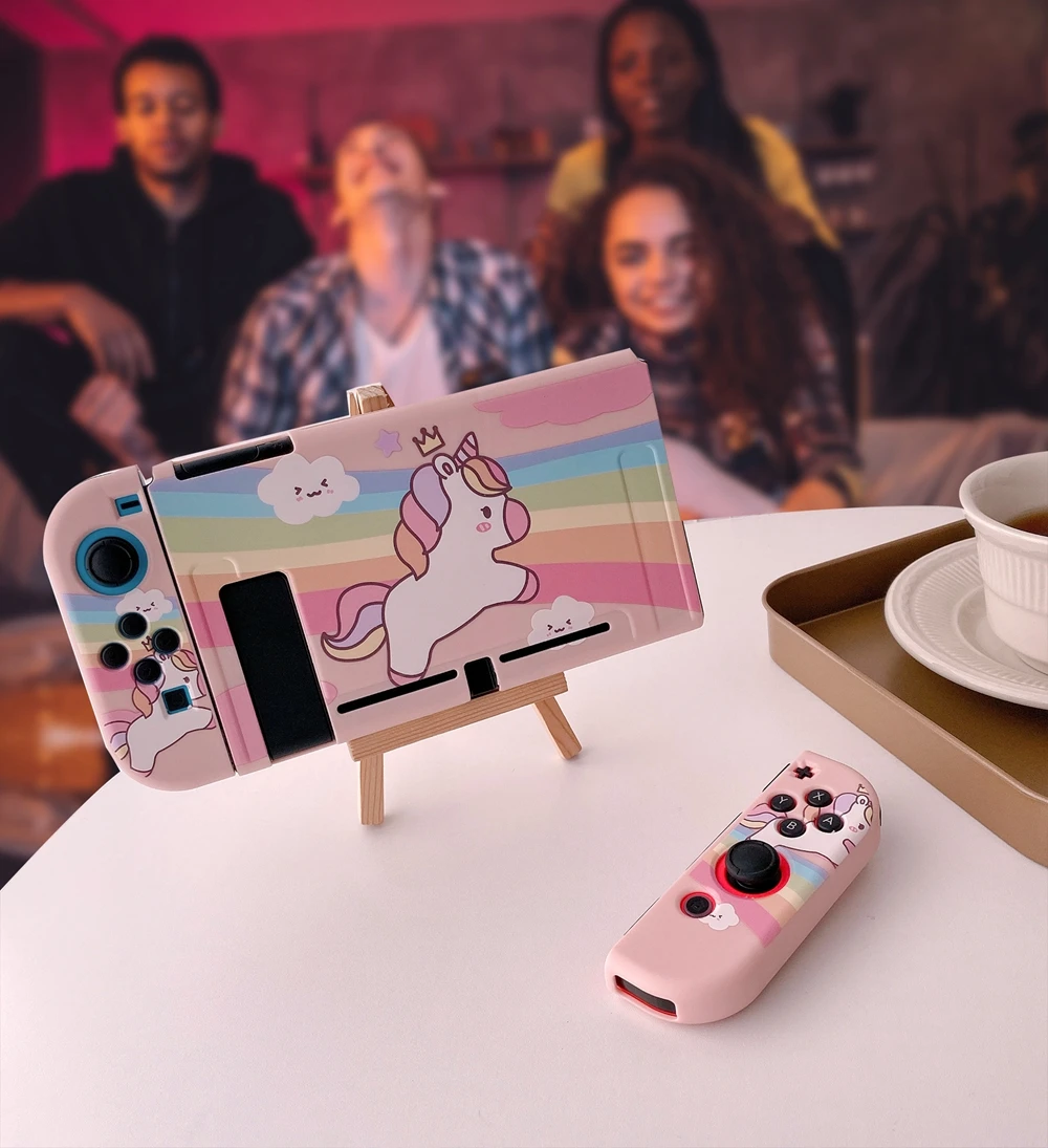 เหมาะสําหรับ Nintendo SWITCH Lite กระเป๋าเดินทางแบบพกพาสาวยูนิคอร์น Boys Galaxy รุ่น NS SWITCH ชุดอุปกรณ์ป้องกัน