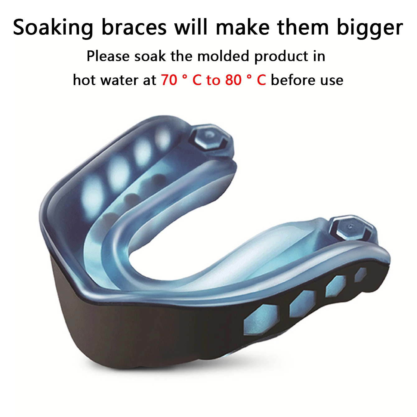 Sports dental braces -70-80 ℃ hot water soaking suitable for boxing, basketball, rugby teeth protection