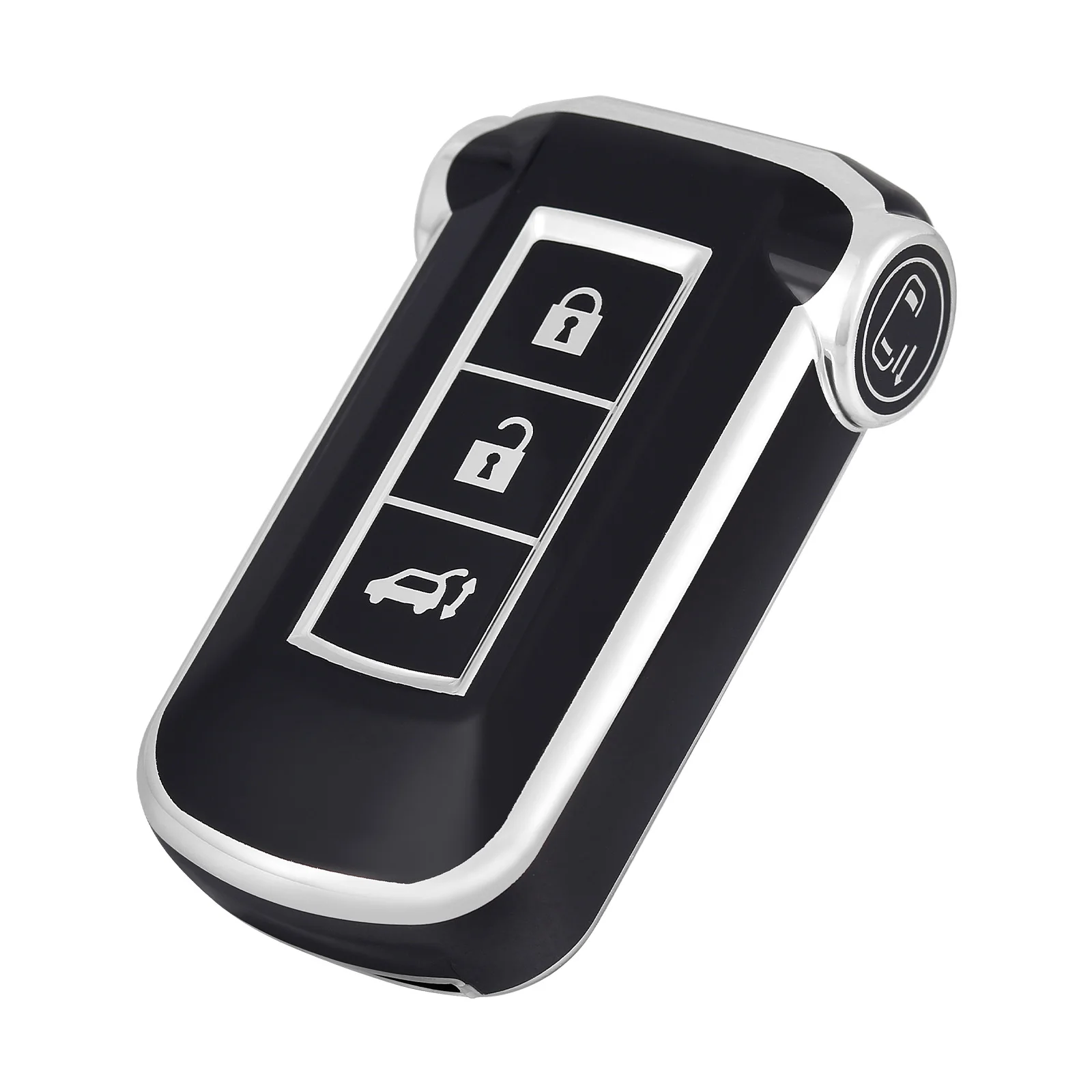 Pour Mitsubishi Delica D5 souple TPU voiture clé housse pour Mitsubishi Outlander 2014 Pajero Delica porte-clés voiture accessoires sac