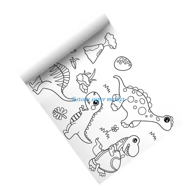 090B Coloring Paper Roll for Kids Imagination Kids' Coloring Paper Roll