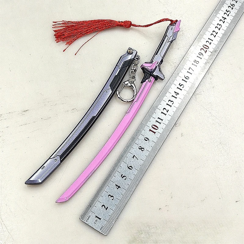 22cm New Game Figure Perimeter Metal Craftsmanship Model Scene Props Backpack Decorative Pendant Ornaments Christmas Gifts Toys