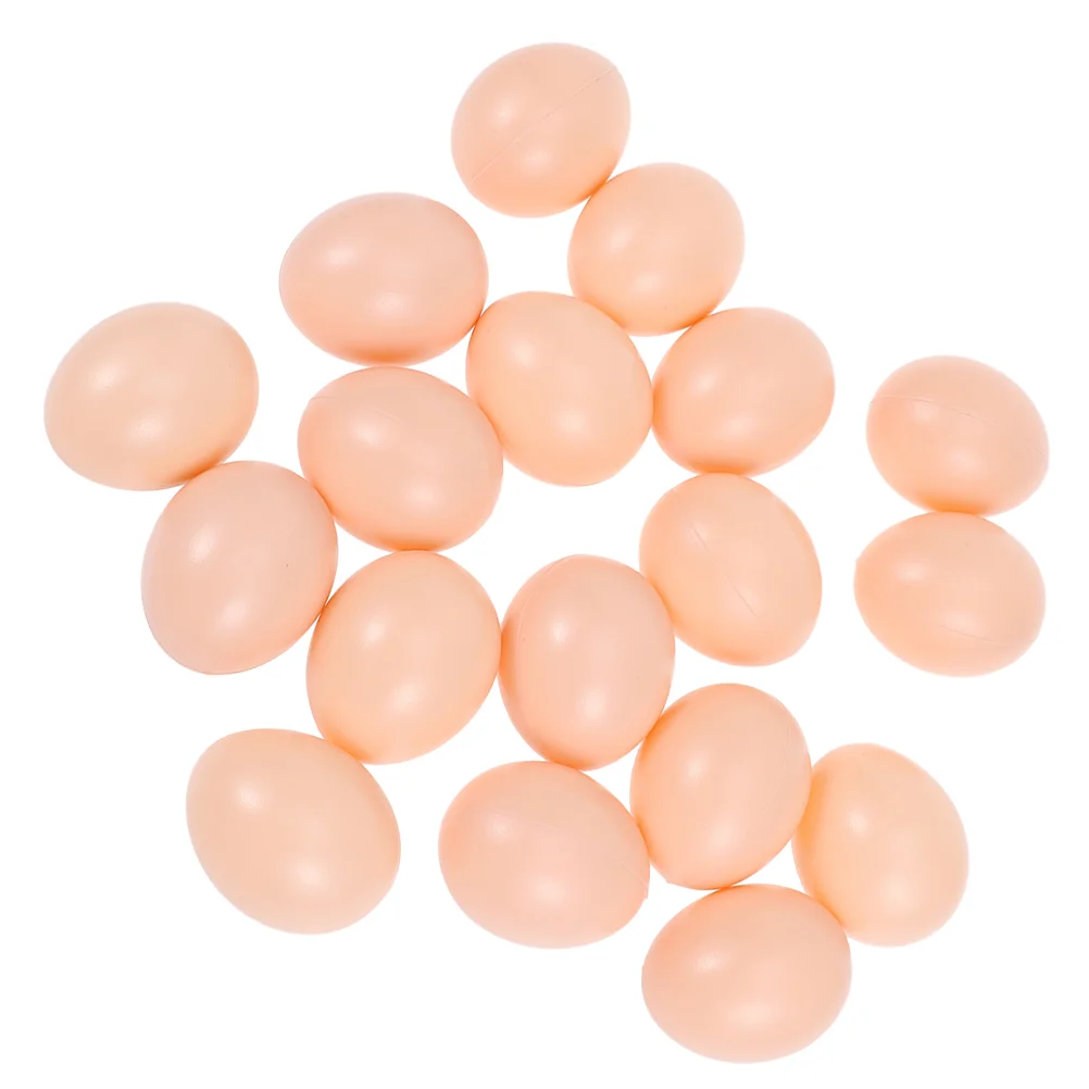 35 Pcs Easter Party Supplies Imitation Eggs Kids DIY Plastic Coloring Toys Childrens