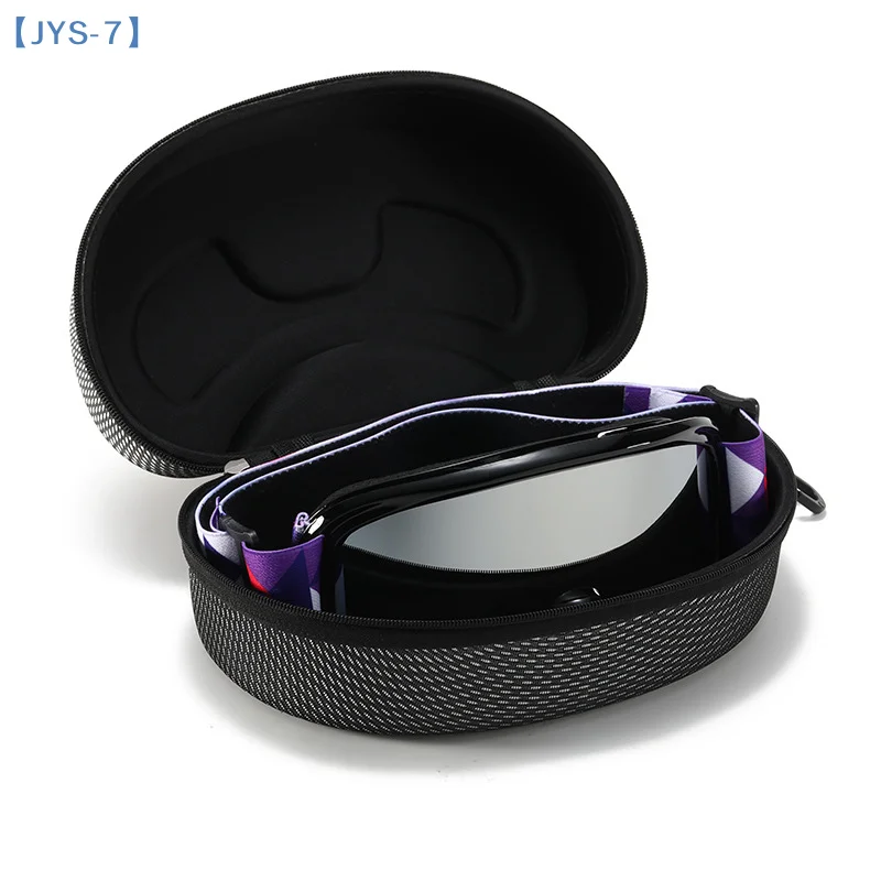 【JYS-7】1PC Ski Snowboard Goggles Box Hard EVA Protection Carrying Case Water Resistant Shockproof Shell Ski Accessories
