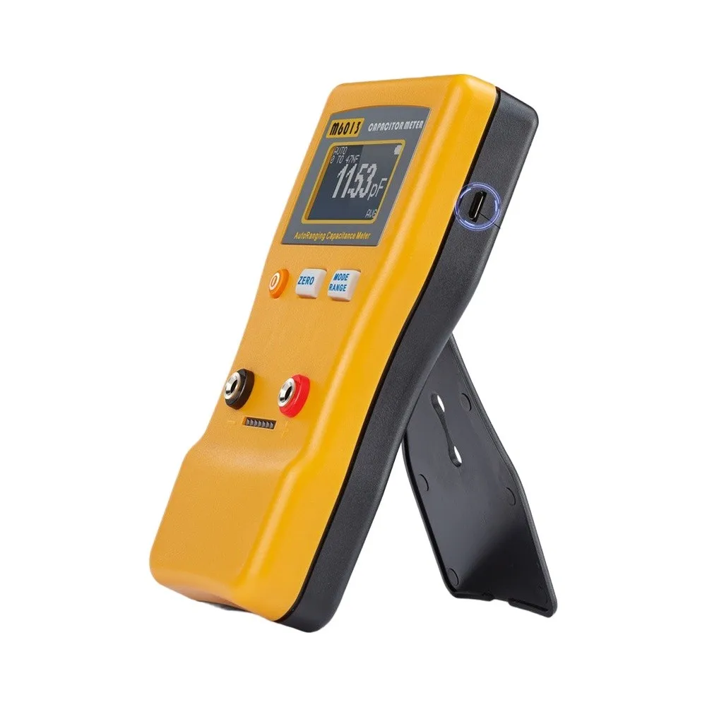 Automatic Capacitance Meter M6013 Digital Tester for Evaluating Capacitor Parameters in Lab Settings and On-Site Maintenance