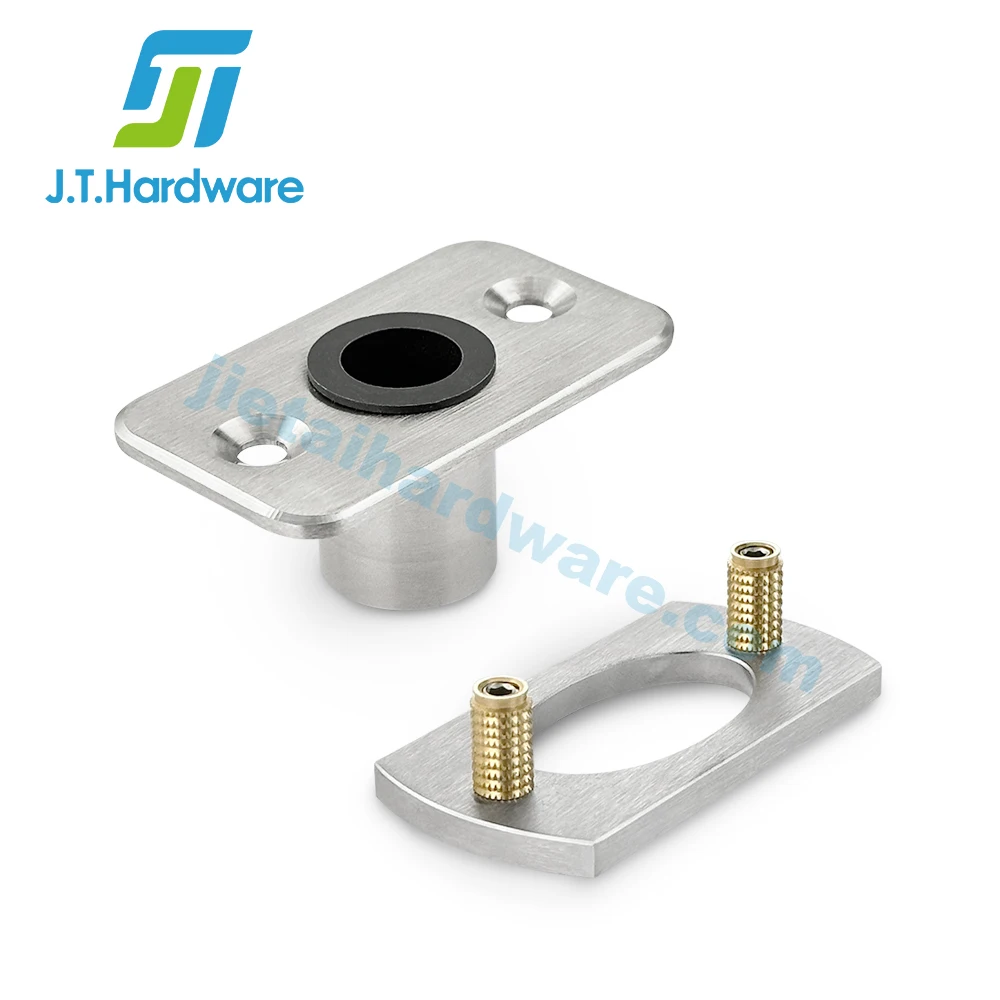 System 3 Stainless Steel Self Closing Pivot Door Hinge System With Square Floor Plate for Wooden Door