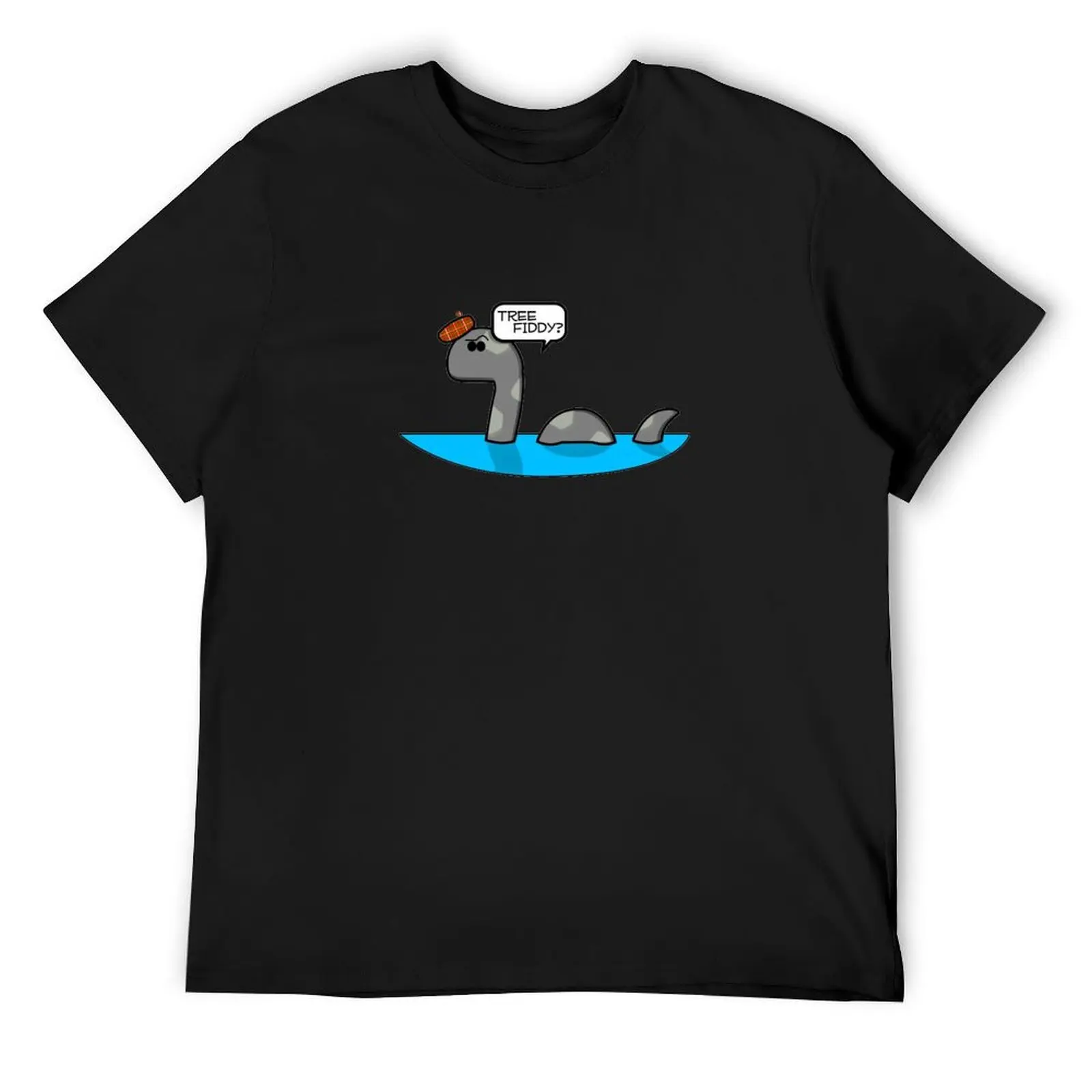 Tree Fiddy Loch Ness Monsta T-Shirt man clothes blacks men tshirt