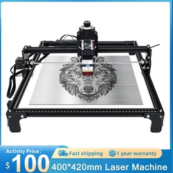 CNC Laser Engraving Machine DIY Mini 40W Laser Engraver Cutter 420*400mm Powerful Marking Logo Engraver Wood Glass Leather