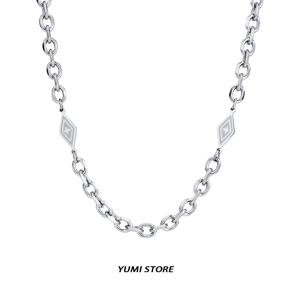 ヒップホップダイヤモンドクロススターペンダントネックレス男性女性用非退色チタン鋼セーター鎖骨チェーントレンディカップルジュエリー