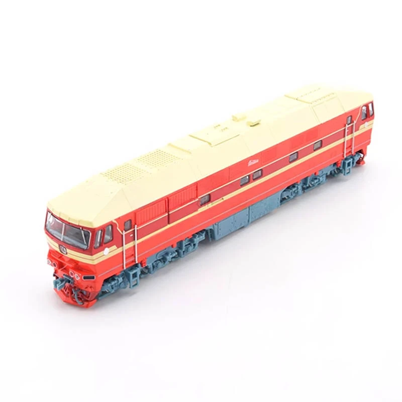 1:87 Soviet Main Line Stand-alone Diesel Locomotive TEP70 Simulation Alloy Train Model JLKN011 Rail Car Toy