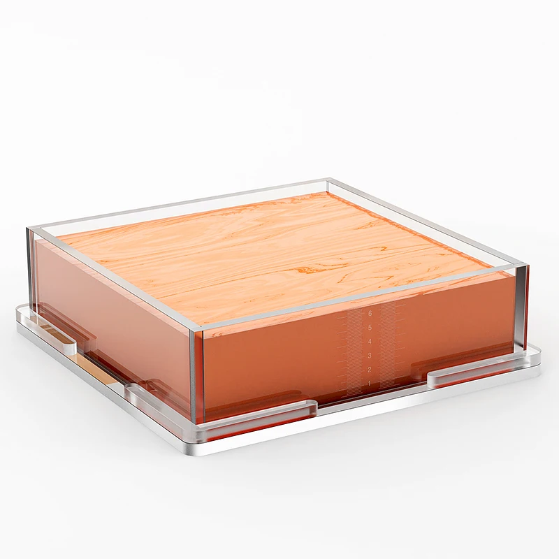 24*24cm arylic Square Soap Dish can hold 4000g soap liquid Handmade Soap Mold diy soap making mould