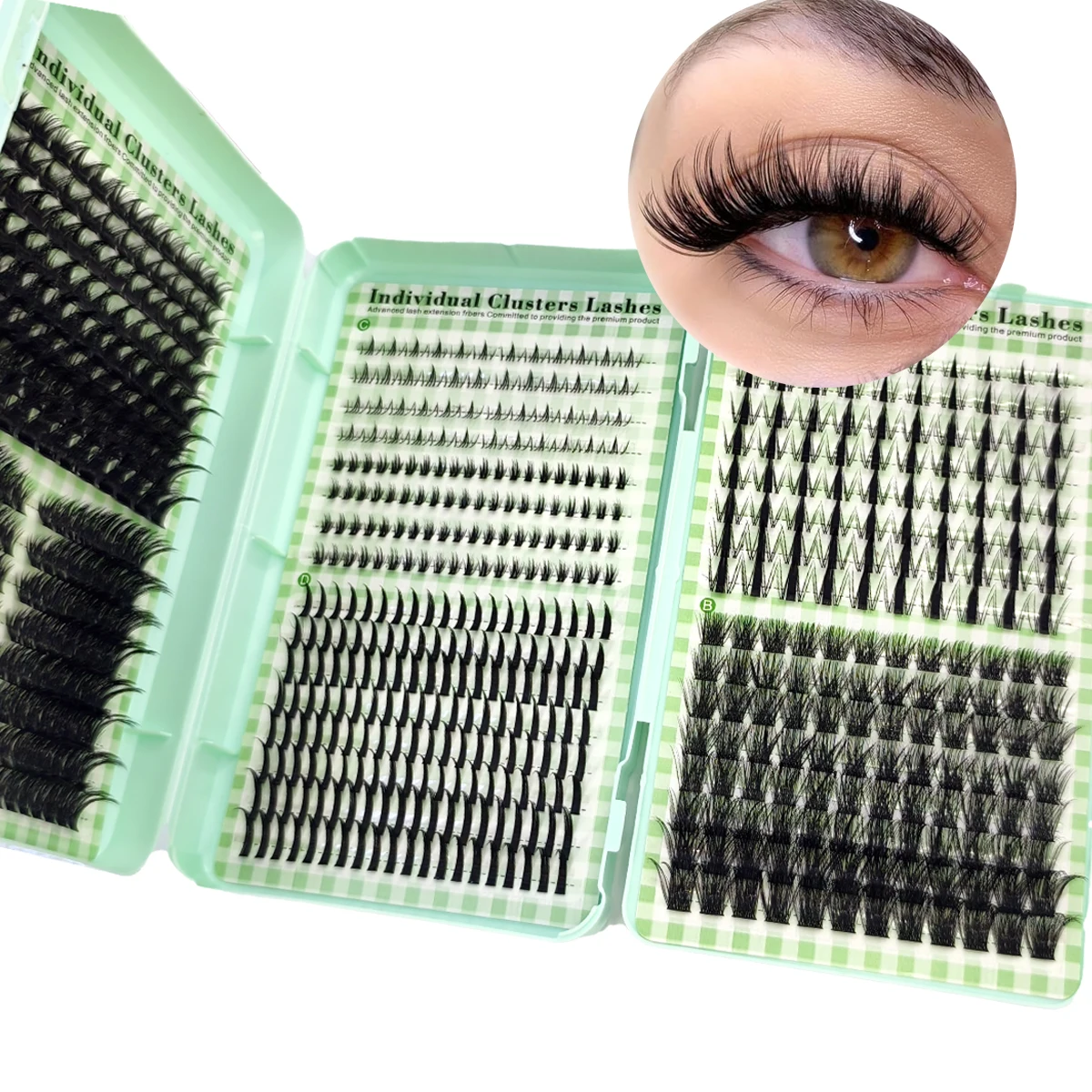 AMSDCN マンガラッシュクラスター 780ファンズ ボム - Eyelash Extension Wet Look のレビューと価格