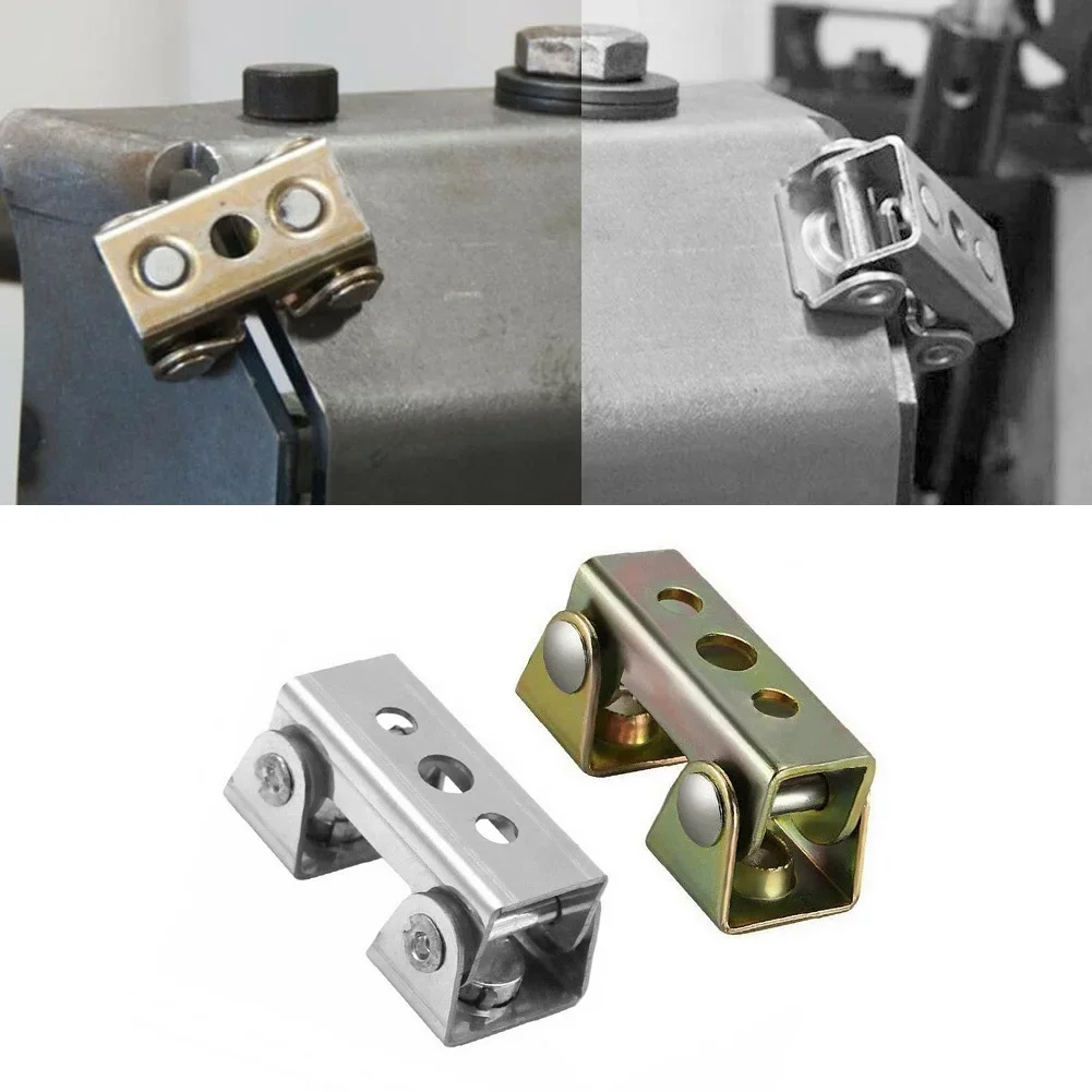 1pcs Welding Clamp Holder V Type Magnetic Welding Clamps V-Pads Adjustable Holder Suspender Fixture For Metal Work Silver Tools