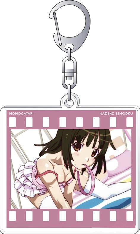 Guo Xiao Luo Anime Peripheral Store Monogatari Series Nadeko Sengoku Acrylic Keychain Pendant Ornamen Fans Charm Gifts About 6cm