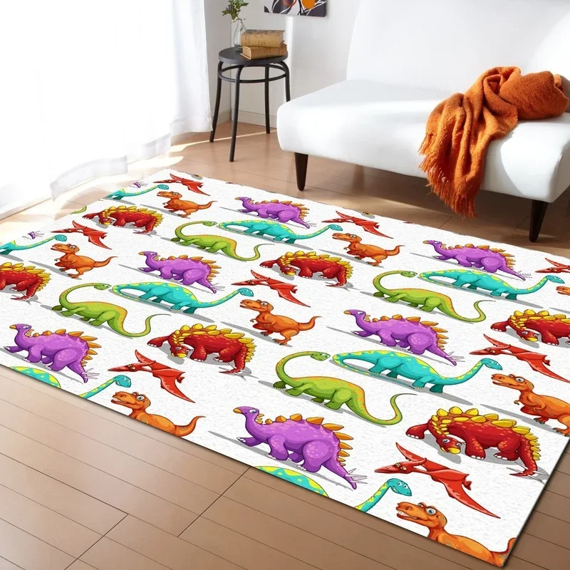 Children\'s Crawling Mat Cartoon Dinosaur Rug Living Room Decor Bathroom Mats and Floor Mats Area Rugs Corridor Rugs Moda