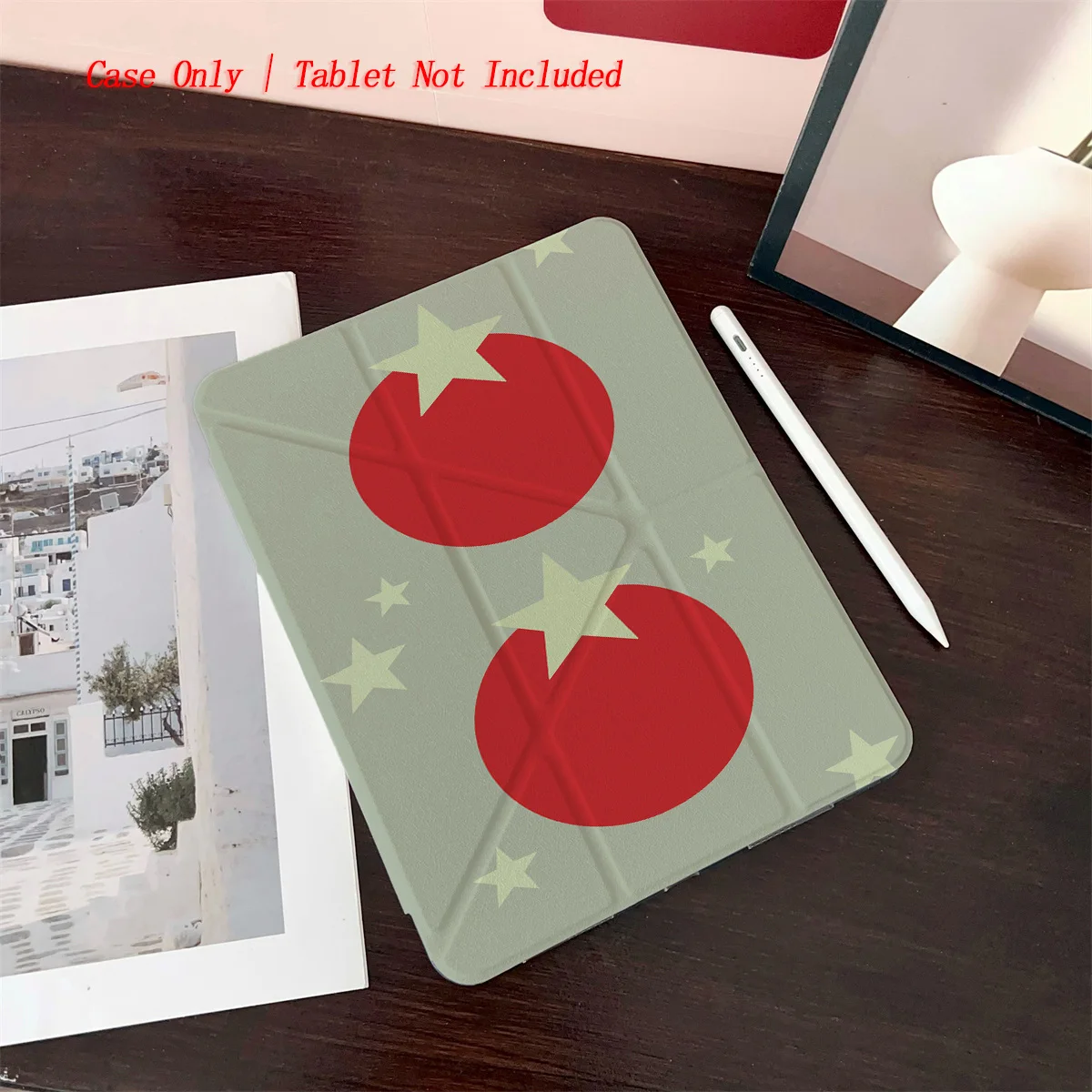 

Fashion Minimalist Y-Shape Stand iPad Cover, 8 Fresh Printed Designs, Auto Sleep/Wake, Fits Apple Pro/Air/Mini