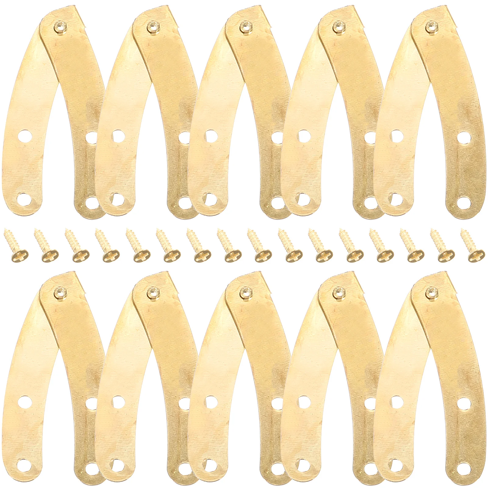 

10 Pcs Lid Hinge Support Locking Hinges for Chest Hardware Drop down Cabinet Doors Box Stay