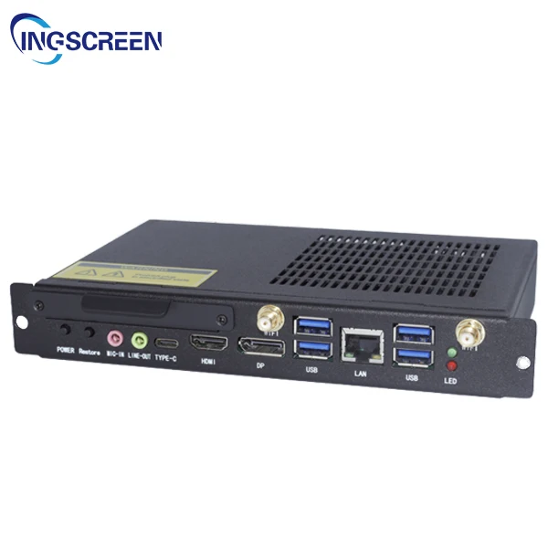 Ingscreen OPS 4K 60GHZ Core 4th Gen I5 4310M DDR3 4GB 8GB M.2 128GB 256GB SSD 4K Educational Whiteboard Computer OPS Mini PC