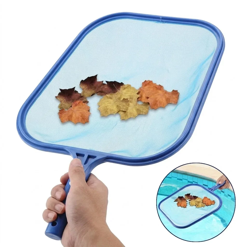 Heavy Duty Swimming Pool Cleaning Nets Professional Leaf Rake With Deep Bag Design Spa Rubbish Skimmer Net Ideal Removing Leaves