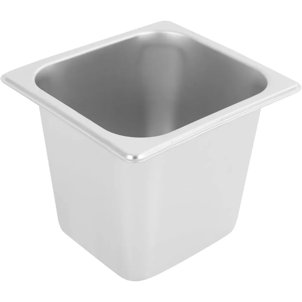 Profesjonalny podgrzewacz do żywności, blatowy bufet Bain Marie ze stali nierdzewnej z stołem parowym o mocy 1500W, 86-230 ℉   Zakres temperatur