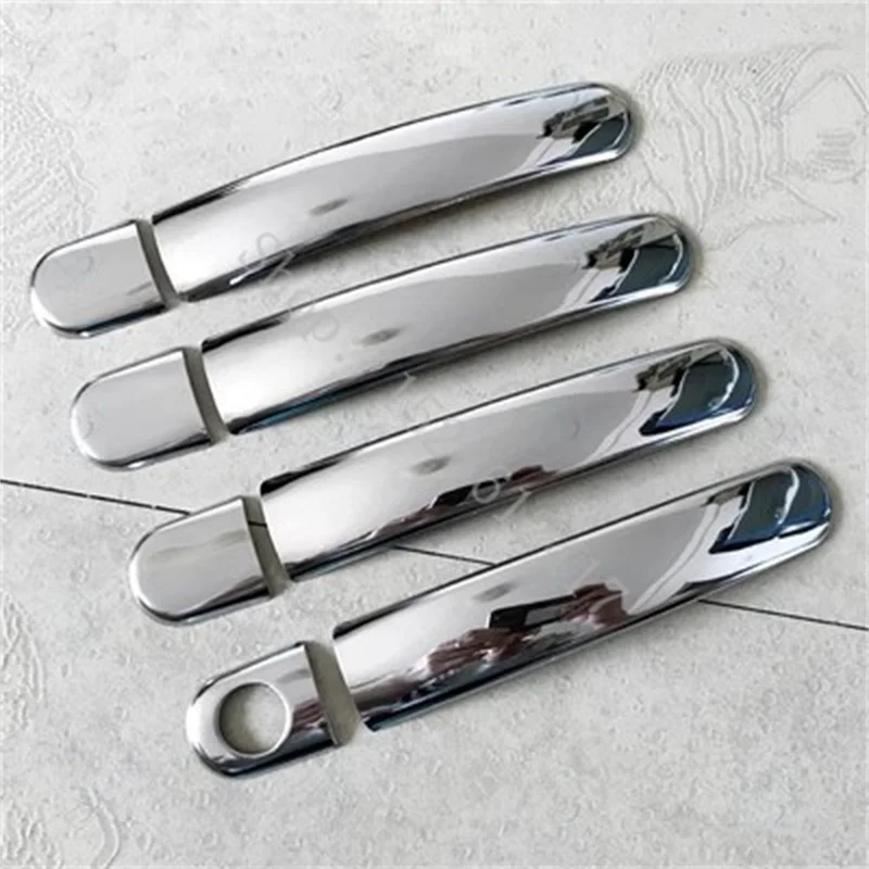 high quality ABS Chrome Door handle Protective covering Cover Trim for Skoda Octavia Fabia Rapid Yeti Car styling