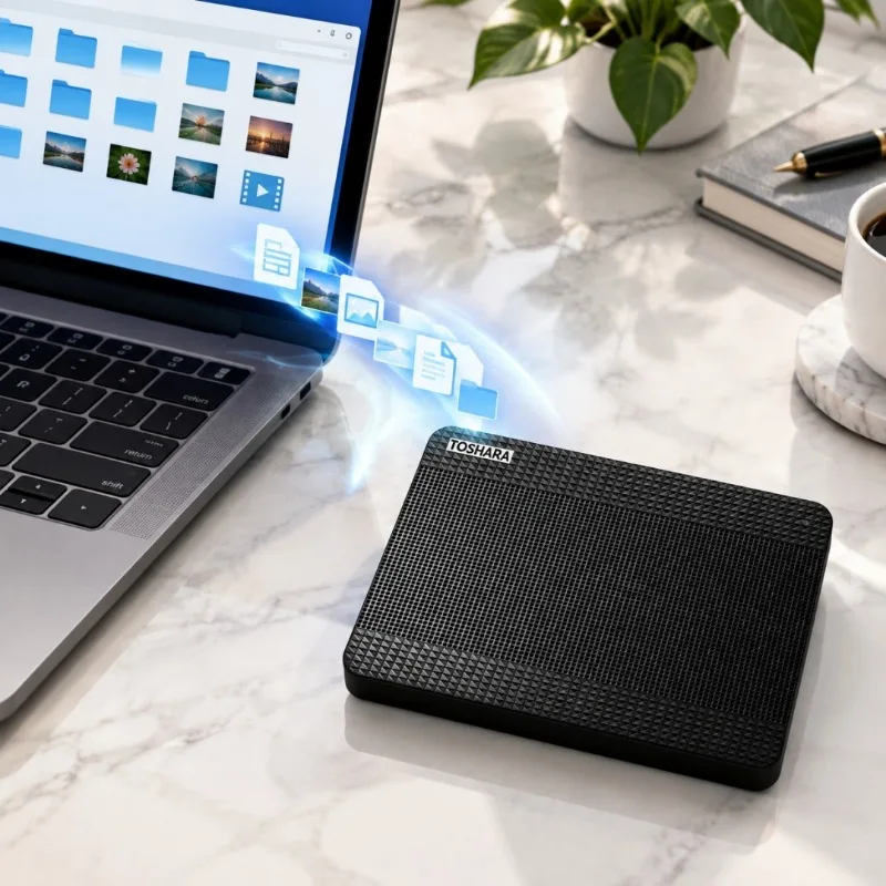 4TB Portable External SSD High Speed Solid State Drive with Textured Shell Multi-Color Sleek Design for Laptop/PC Mass Storage