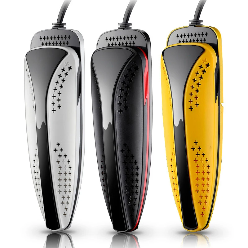 110V Draagbare Intrekbare Legering Plastic Schoenen Droger Getimede Dual Core 220V Hittebestendig Schoen Heater
