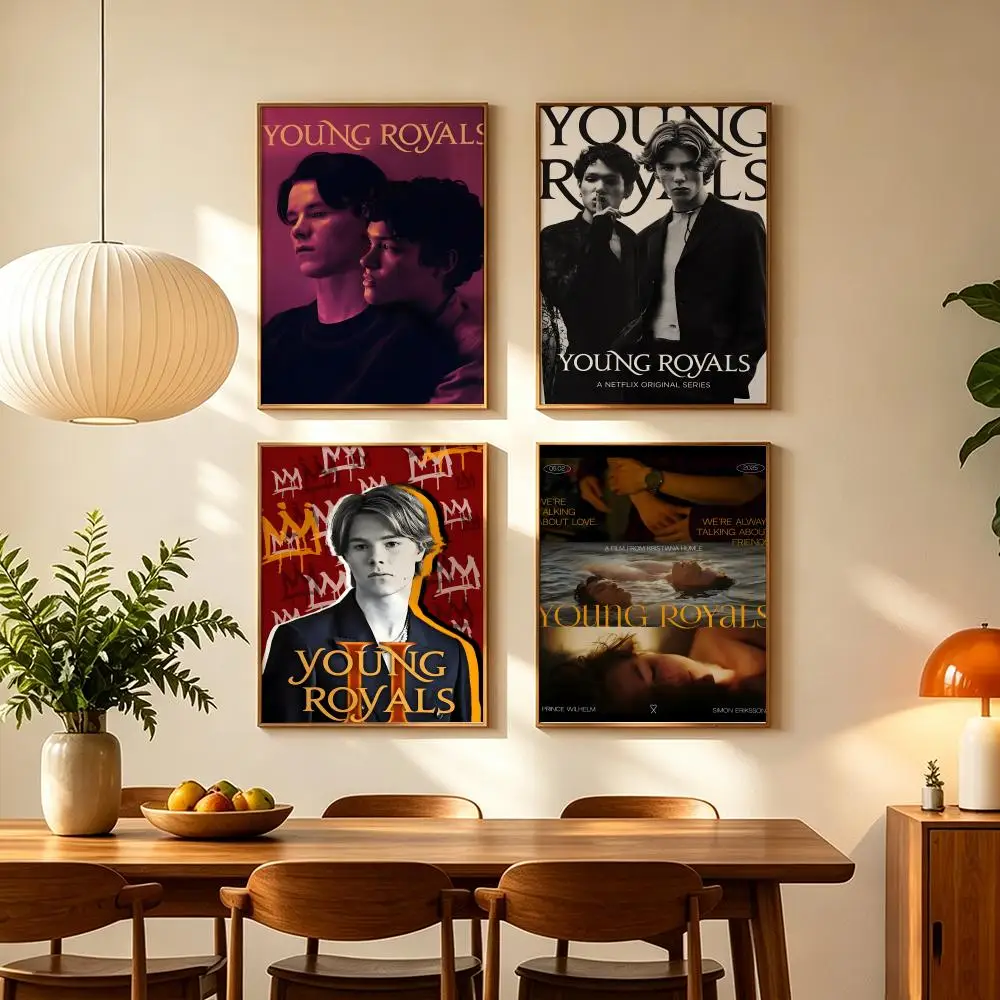 Series Y-Young R-Royals Poster Wall Art Poster for Living Room Bedroom Dining Room Home Office Study Room