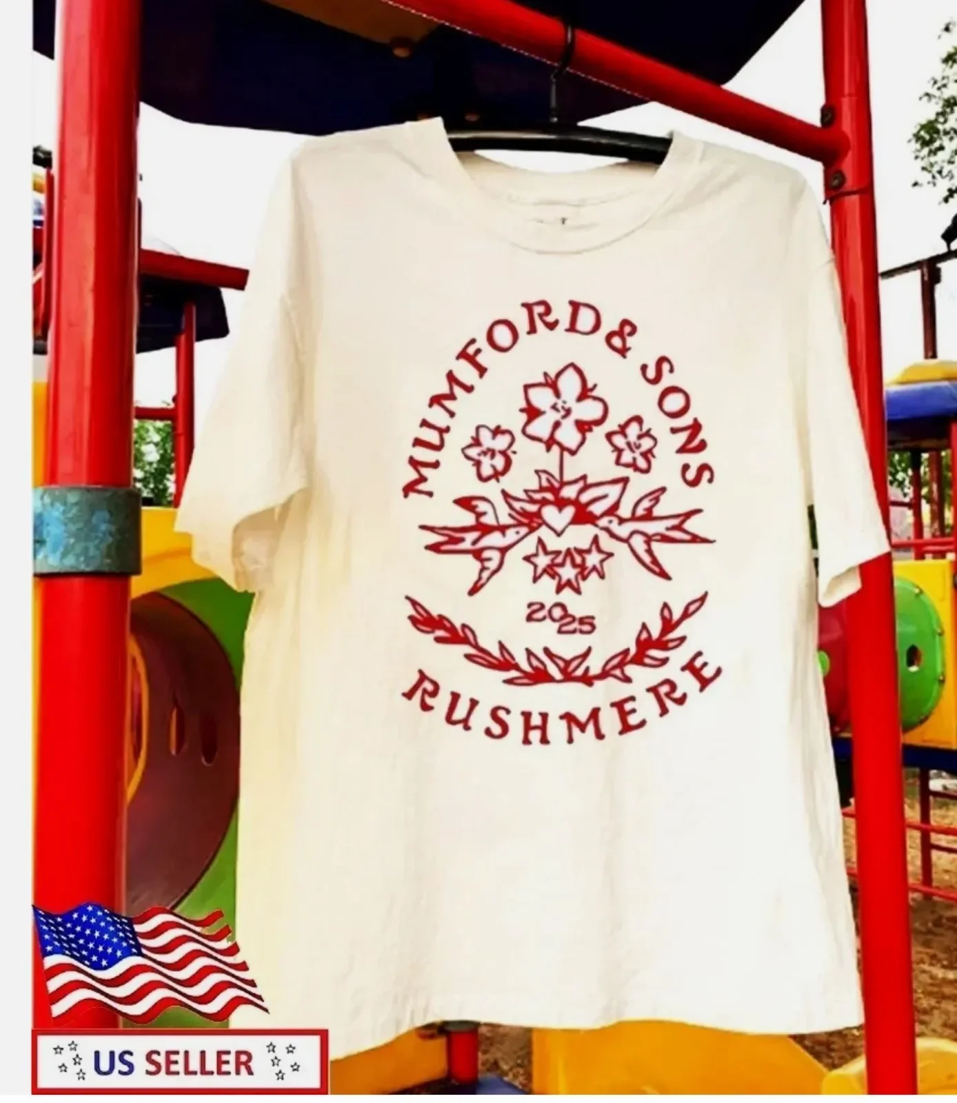 Mumford And Sons Rushmere 2025 Flowers Floral T-shirts