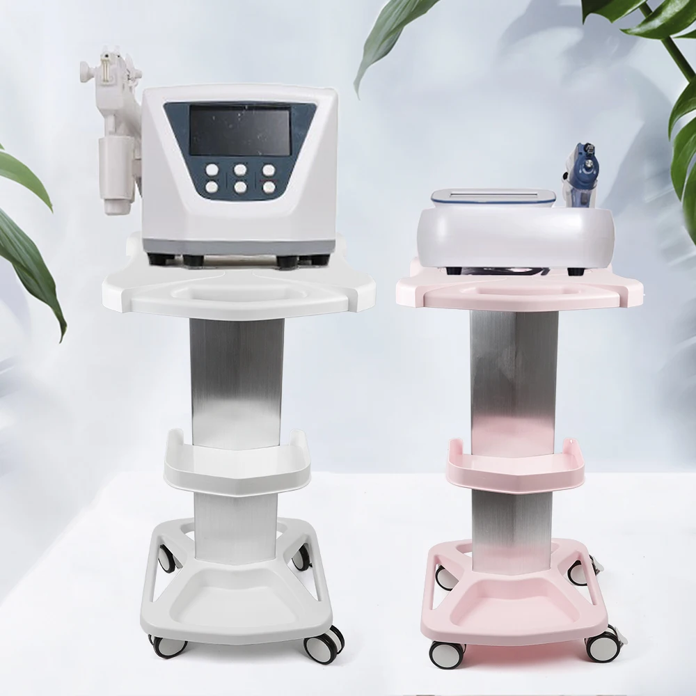

Подставка для тележки для салона с колесом, лоток для хранения косметических инструментов, розовая/белая полка для тележки на колесиках, парикмахерские принадлежности