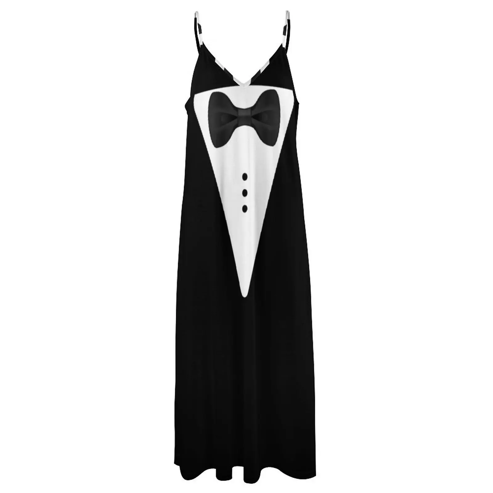 Tuxedo T-Shirt - Tux Tee Sleeveless Long Dress women's dresses luxury prom dresses 2025 Dress