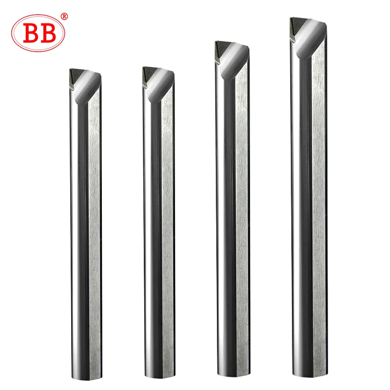 

BB Diamond PCD CBN Расточный резак Токарный станок Инструмент для внутренней токарной обработки 72-градусный MTR для алюминиевой стали