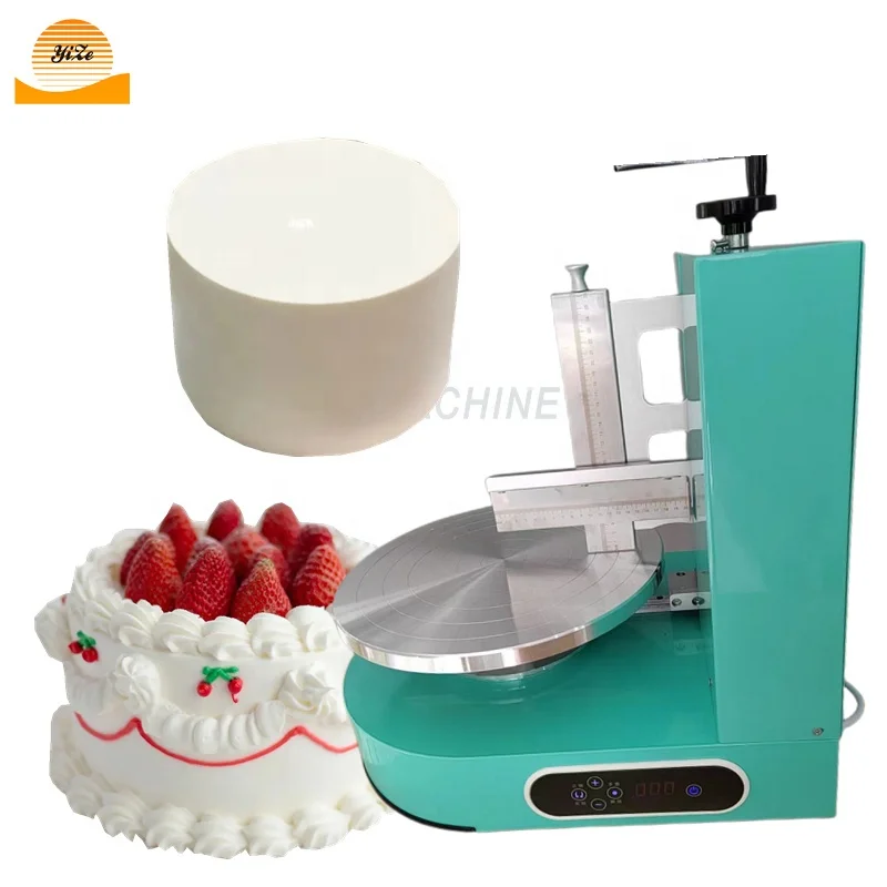 Small Family Cake Cream Coating Machine Icing Cream Coating Smoothing Machine Decorating Spreading Butter Cheese Machine China
